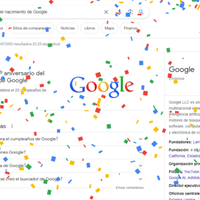 Google festeja el 25º aniversario de su nacimiento con doodle histórico