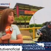 VIDEO: Así asaltaron a reportera durante transmisión EN VIVO