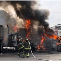 Central de abastos sufre incendio en CDMX