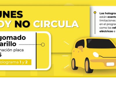 Este lunes no circulan estas placas, mira cuáles son