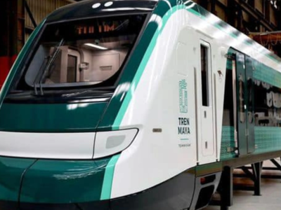 Listo el primer convoy del Tren Maya, sale de Ciudad Sahagún a Cancún