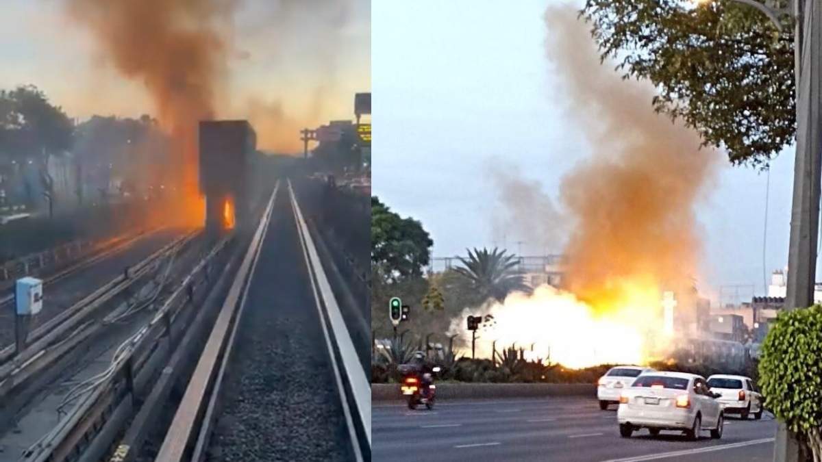 VIDEOS Línea 2 del Metro CDMX opera con normalidad tras explosión en Xola. Foto: Especial
