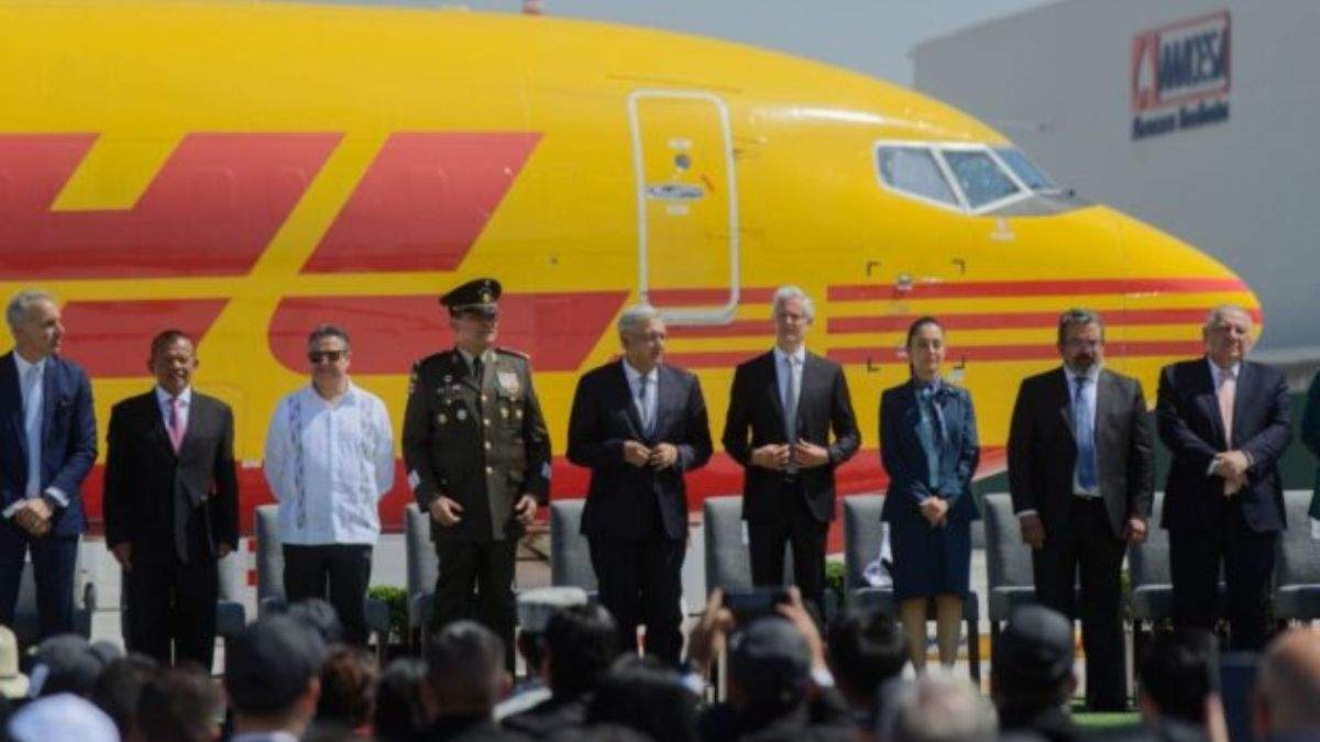 Hoy la empresa de envíos inauguró sus operaciones en el Aeropuerto Internacional Felipe Ángeles, tras decreto presidencial que prohíbe dichas operaciones en el Aeropuerto Internacional de la Ciudad de México