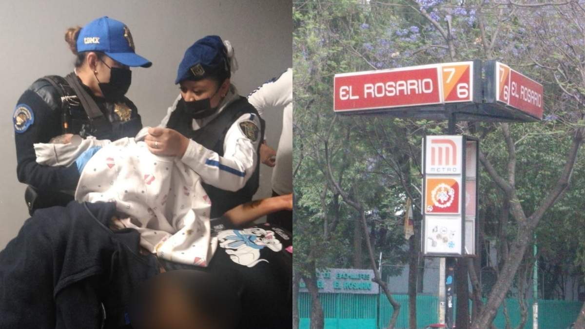 Nace bebé en Metro Rosario durante el Día de la Independencia. Foto: Metro CDMX