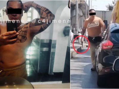 Identifican a hombre que amenazó con una pistola a conductor de DHL