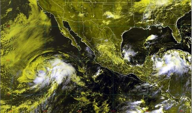 Permanecerán las lluvias de intensas a torrenciales, este sistema se convertirá en huracán sobre el este del Golfo de México «en un par de días»
