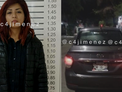 Mujer circulaba con cadáver como copiloto en CDMX